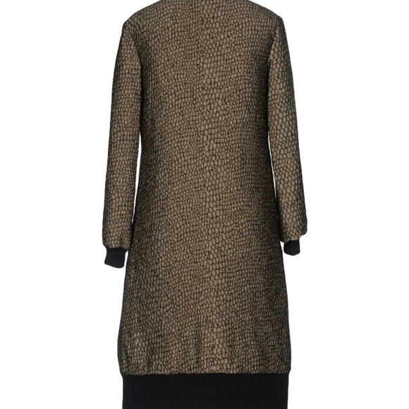 Elegant Black and Gold Women's Coat Made In ITALY.Have Maching Dress. - Picture 2 of 2